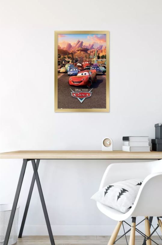 Trends International Disney Pixar Cars With Frame thumbnail 3