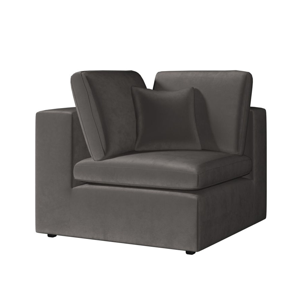 Ahnalise 158 Wide Velvet Down Cushion Modular Corner Sectional thumbnail 2