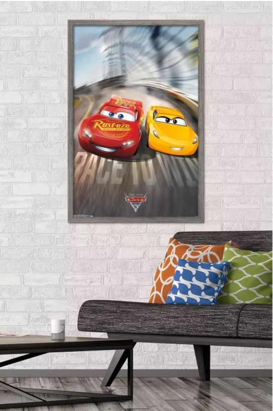 Trends International Disney Pixar Cars With Frame thumbnail 2
