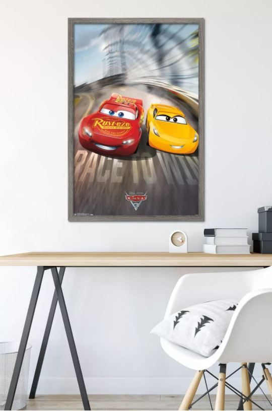 Trends International Disney Pixar Cars With Frame thumbnail 4