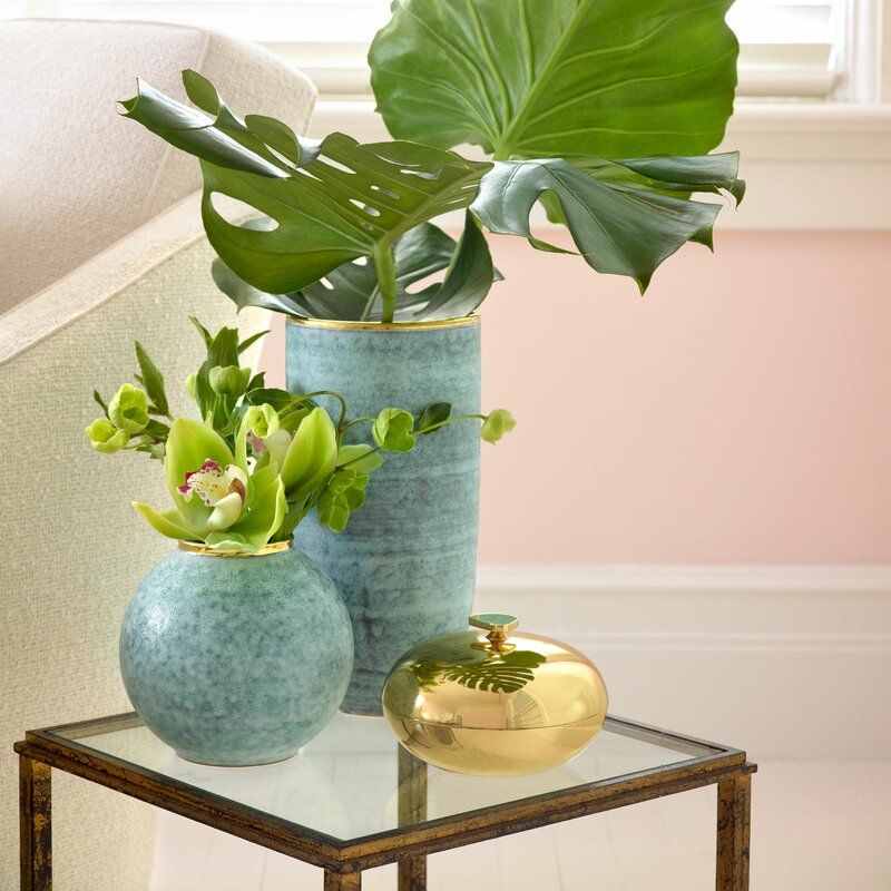Calinda Blue 11 Ceramic Table Vase thumbnail 4