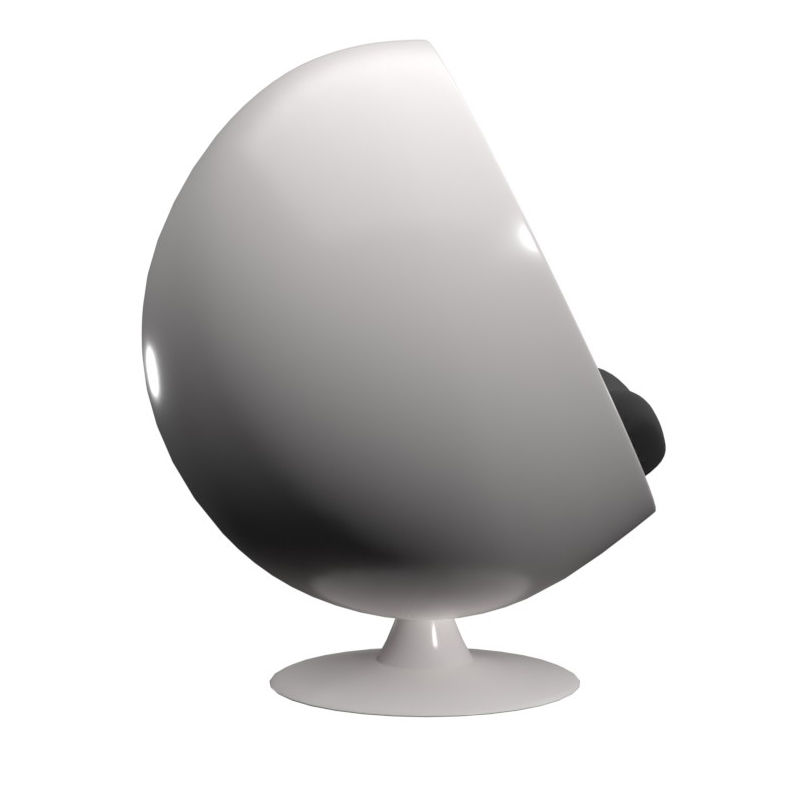 Kuganathan Wide Swivel Balloon Chair thumbnail 2