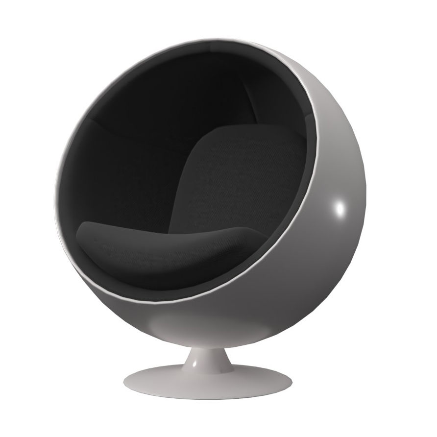 Kuganathan Wide Swivel Balloon Chair thumbnail 3