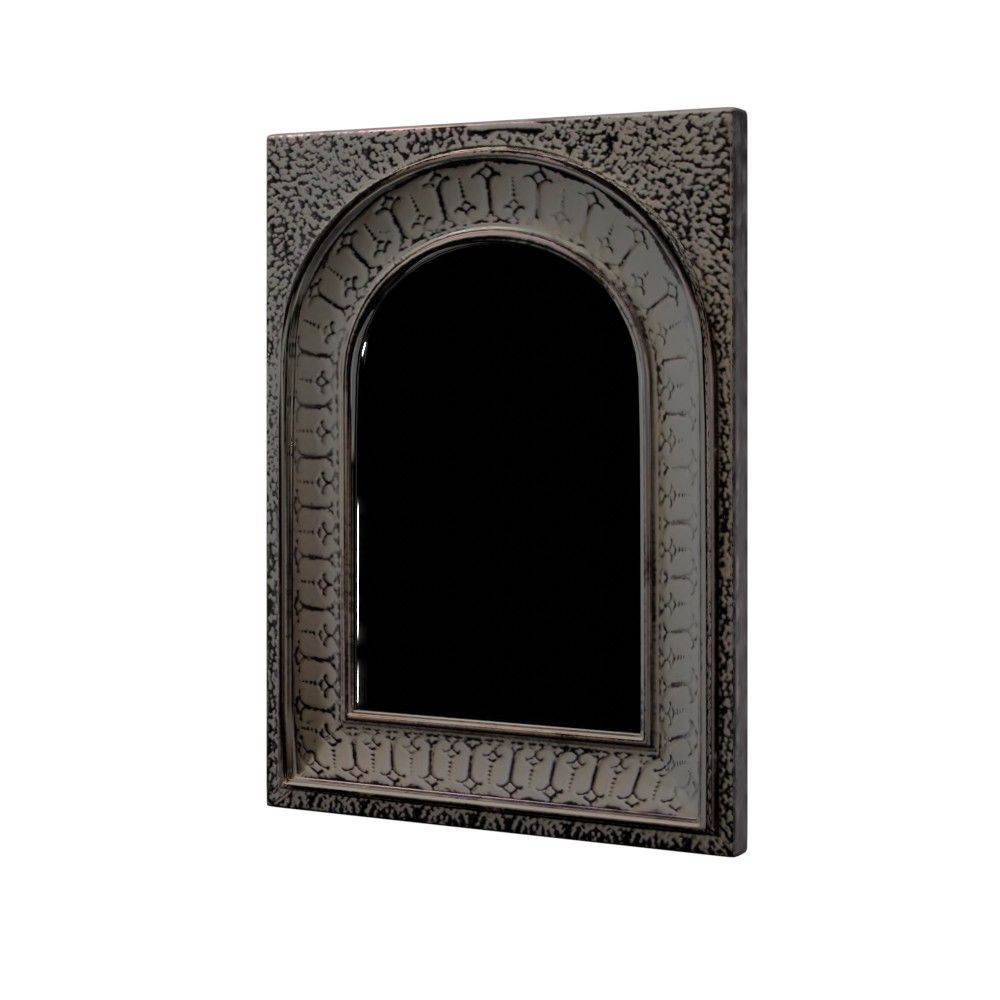 Pressed Metal Arch Wall Mirror thumbnail 3