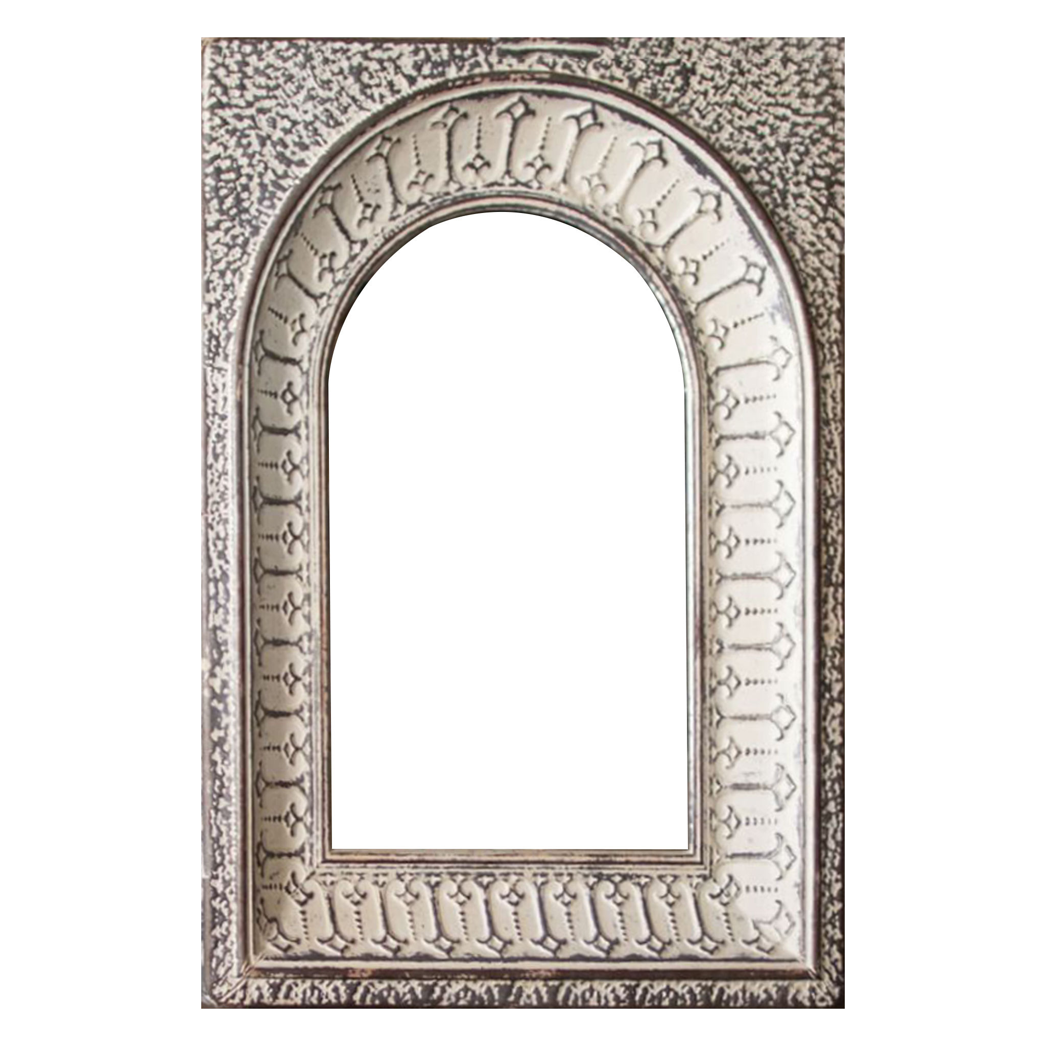 Pressed Metal Arch Wall Mirror thumbnail 5
