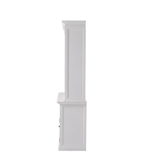 Sorrento 86.61'' H x 62.99'' W Solid Wood Library Bookcase thumbnail 3