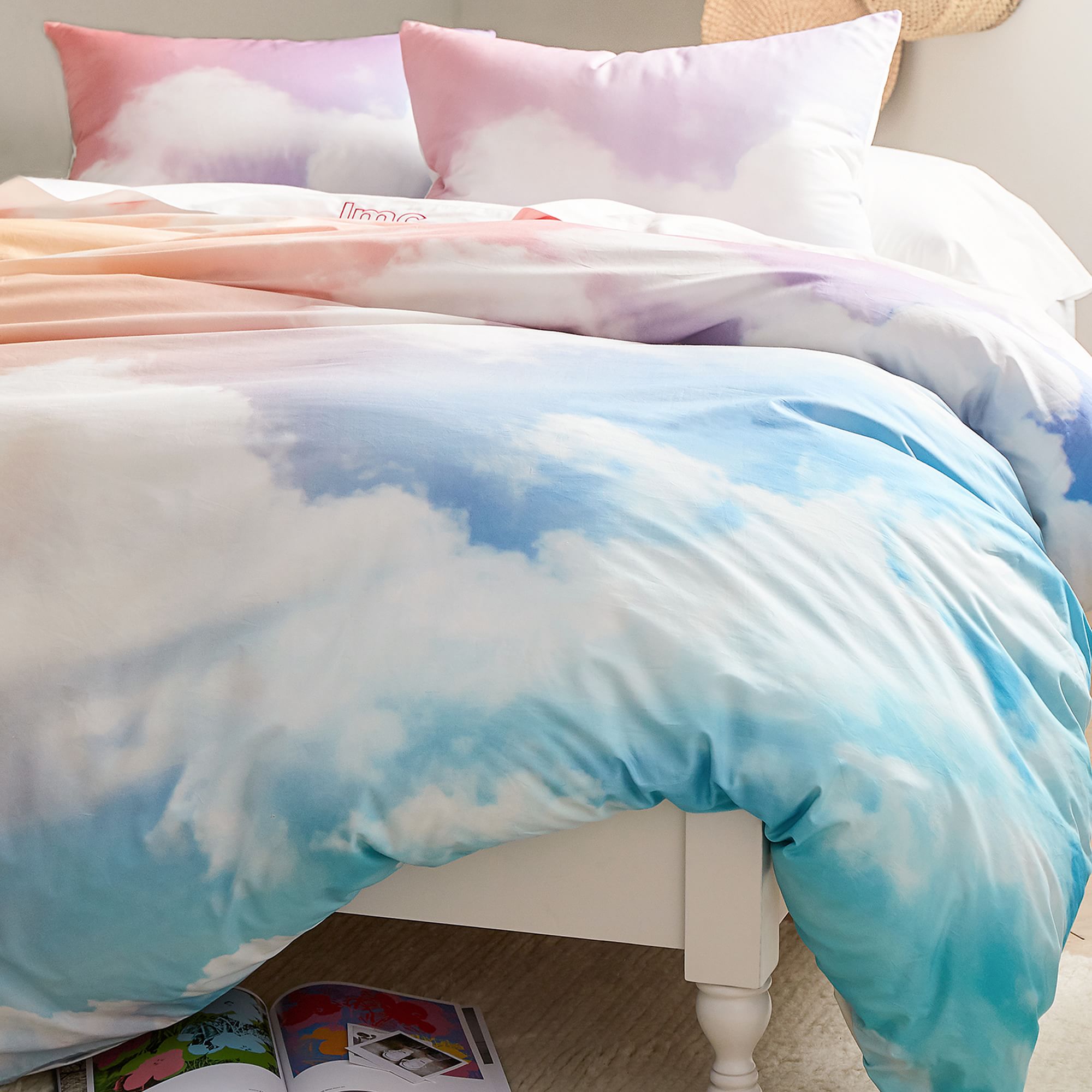 Rainbow Sky Organic Duvet Cover twin thumbnail 2