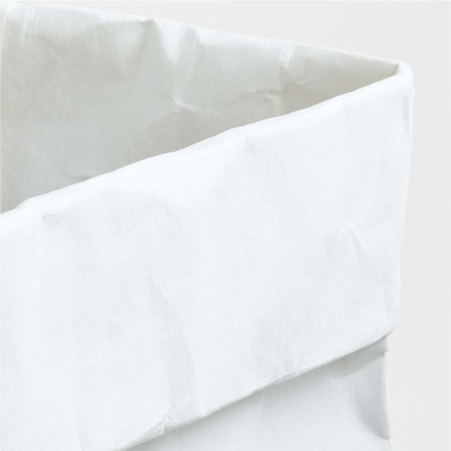 Blaine White Washable Paper Cube Bin thumbnail 3