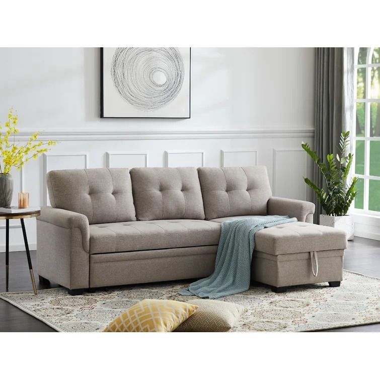 Efim Reversible Sleeper Sofa And Chaise thumbnail 2