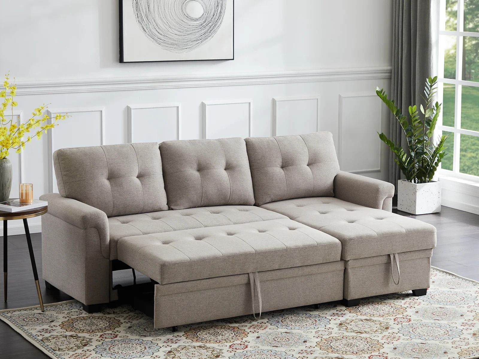 Efim Reversible Sleeper Sofa And Chaise thumbnail 5