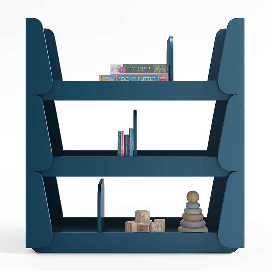 Rue Midnight Blue Stackable Storage Bin thumbnail 3