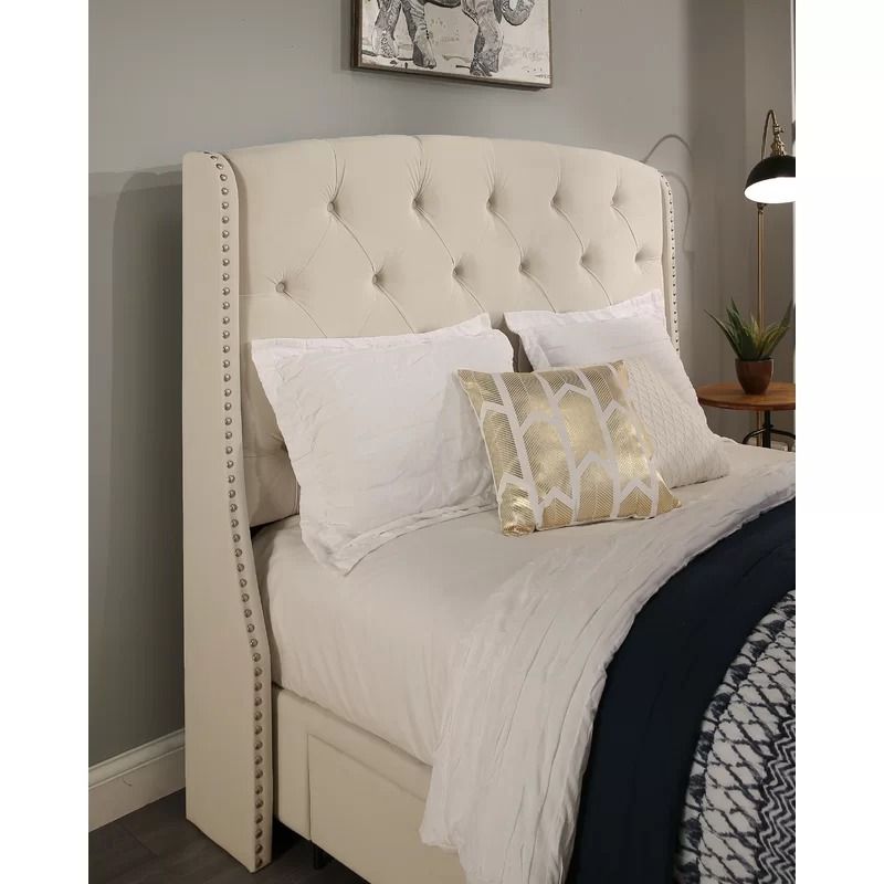 Peyton Tufted Upholstered Bed King  thumbnail 4