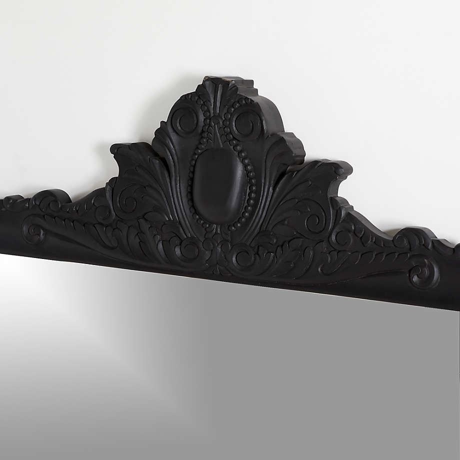 Levon Carved Wood Floor Mirror thumbnail 4