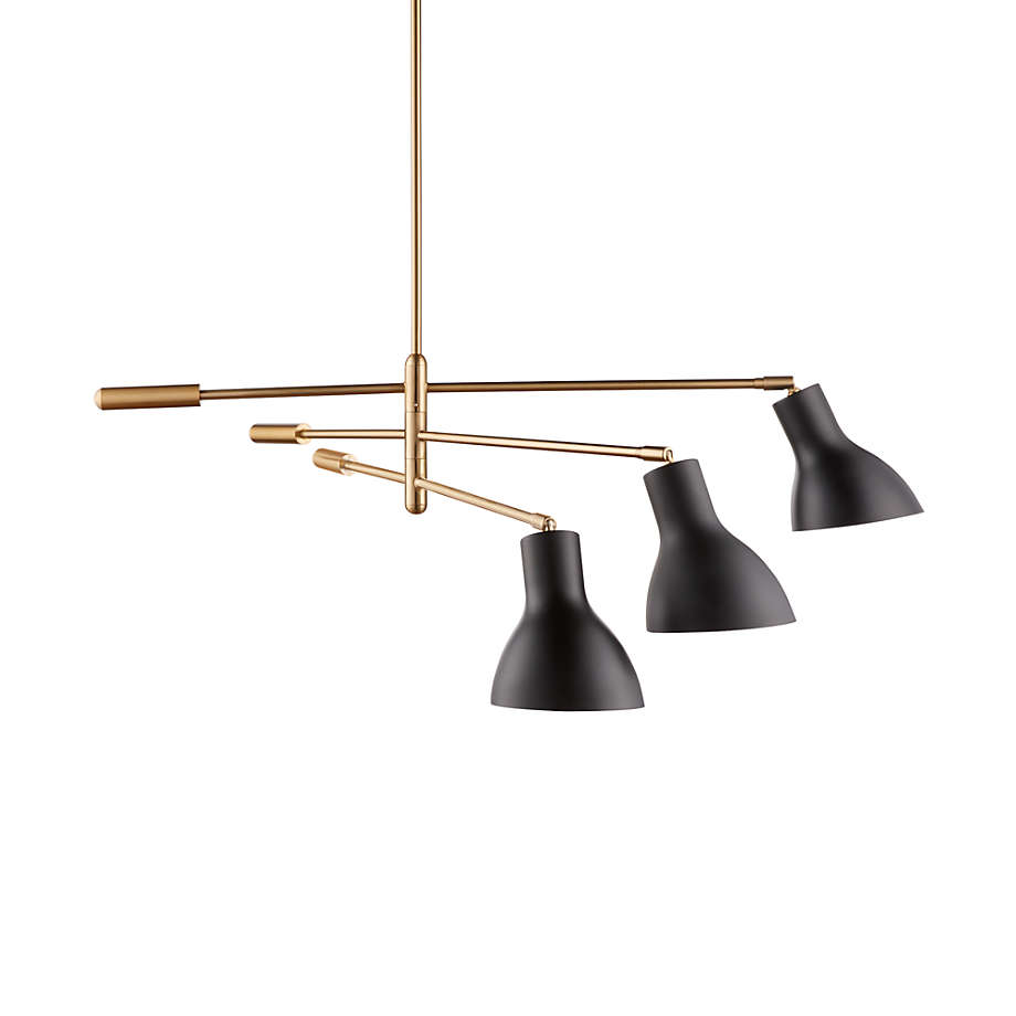 Kace 3 Arm Chandelier thumbnail 2