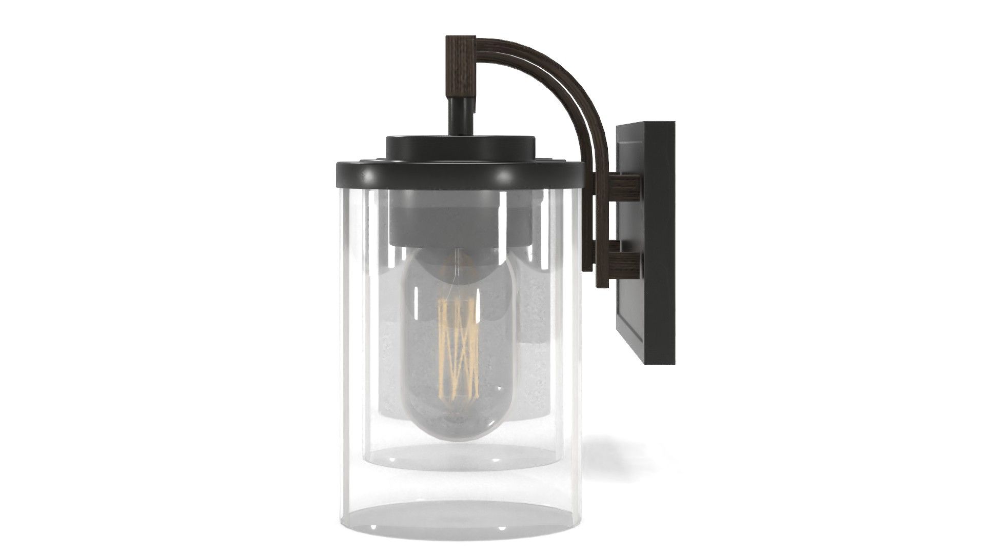 Cliona 3 Light Dimmable Brown Vanity Light thumbnail 3