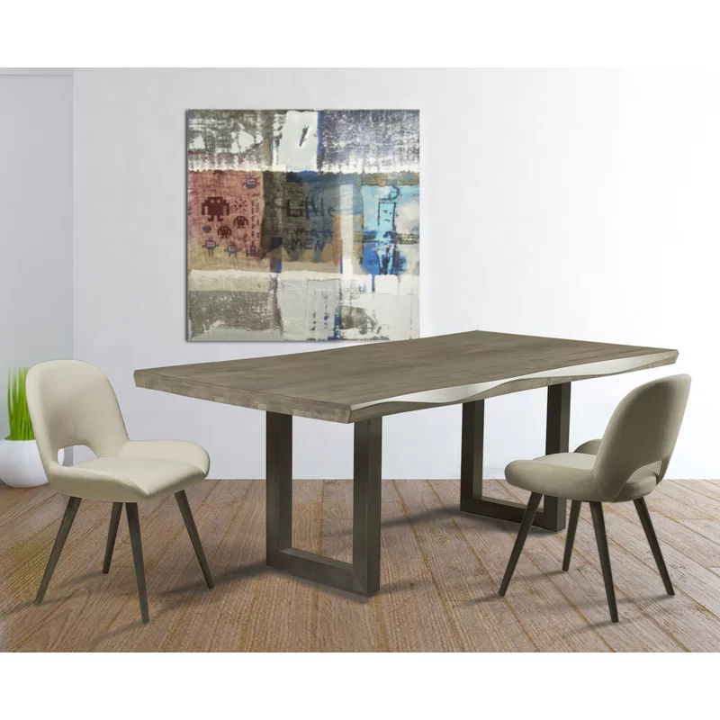 Fusco Maple Solid Wood Dining Table thumbnail 2