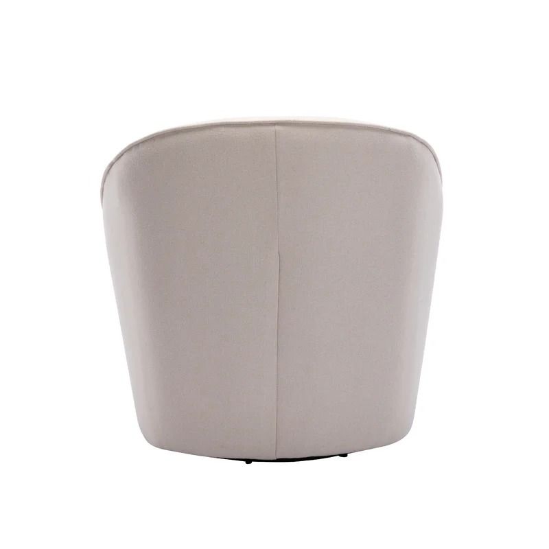 Gregory Upholstered Swivel Barrel Chair thumbnail 3