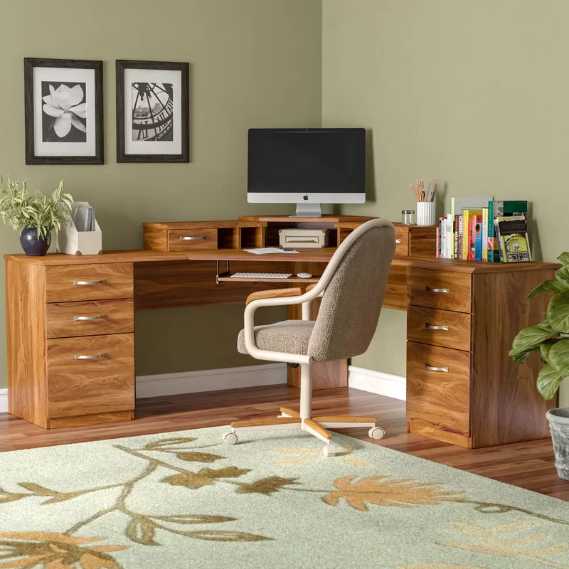 Leavy L Shape Executive Desk thumbnail 2