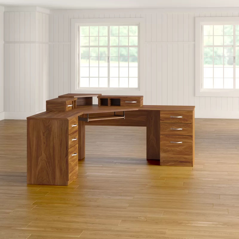 Leavy L Shape Executive Desk thumbnail 3