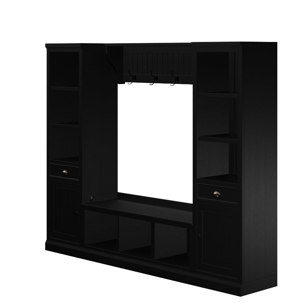 Aubrey 4 Piece Entryway Set with Cabinet thumbnail 3