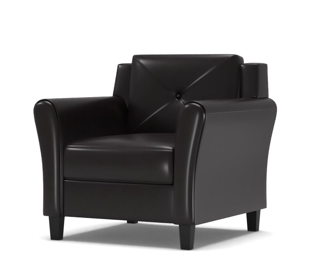 Wide Tufted Armchair thumbnail 2