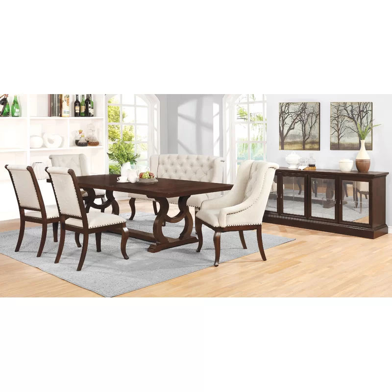 Delana Trestle Dining Table thumbnail 2