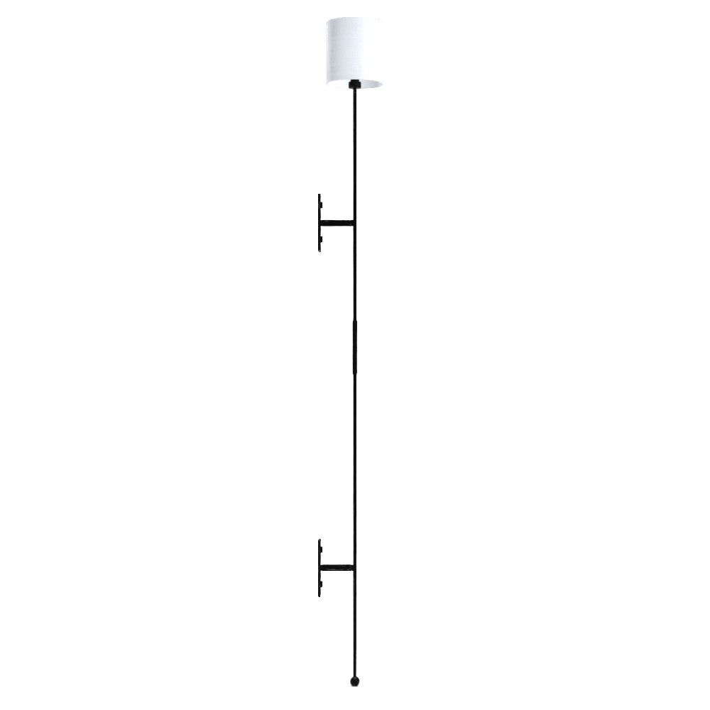 Leggero Black Pole Wall Sconce thumbnail 2