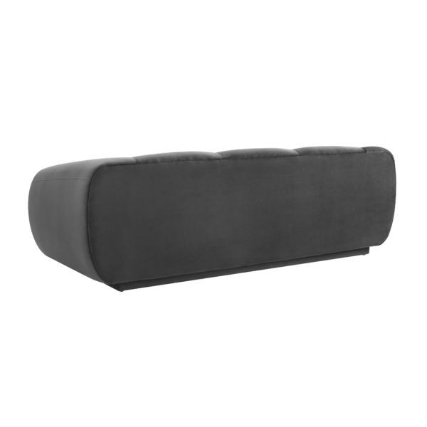 EMMET GREY VELVET SOFA thumbnail 4