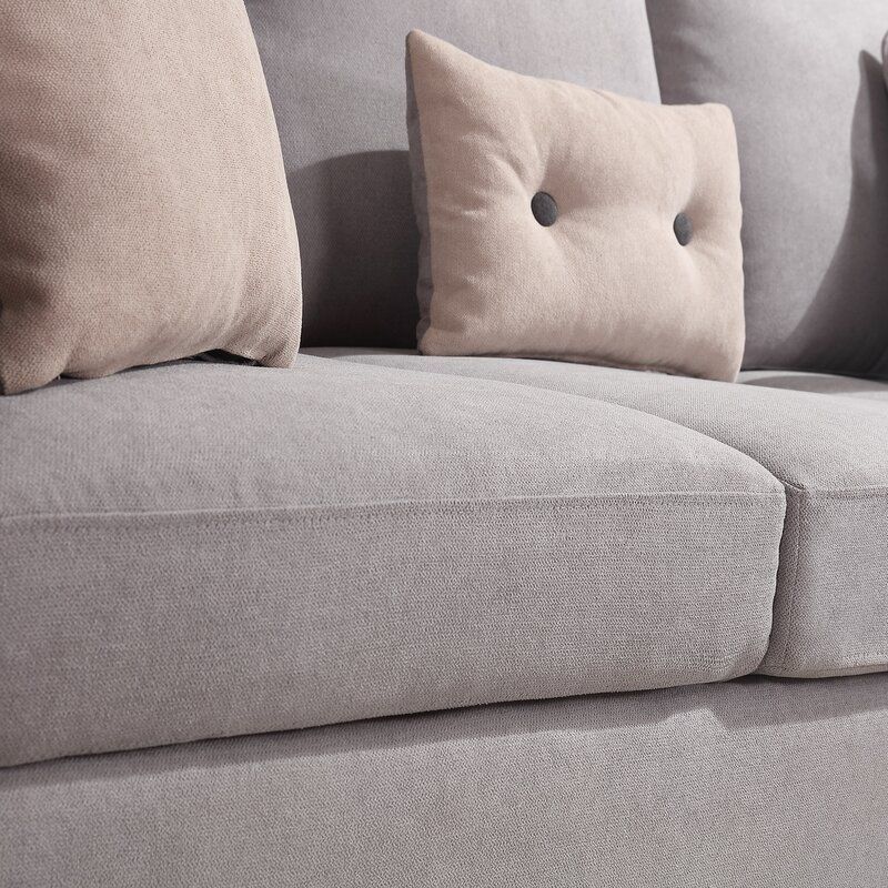 Sylvette Reversible Sofa And Chaise with Ottoman thumbnail 3