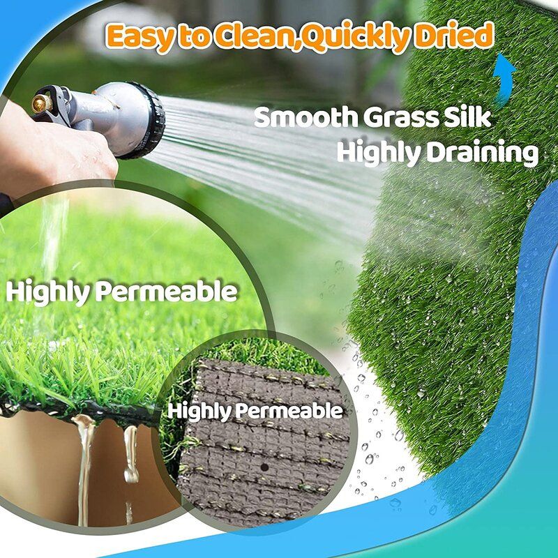 Artificial Grass Rug For Dog 39.4 X 31.5 Inches thumbnail 4