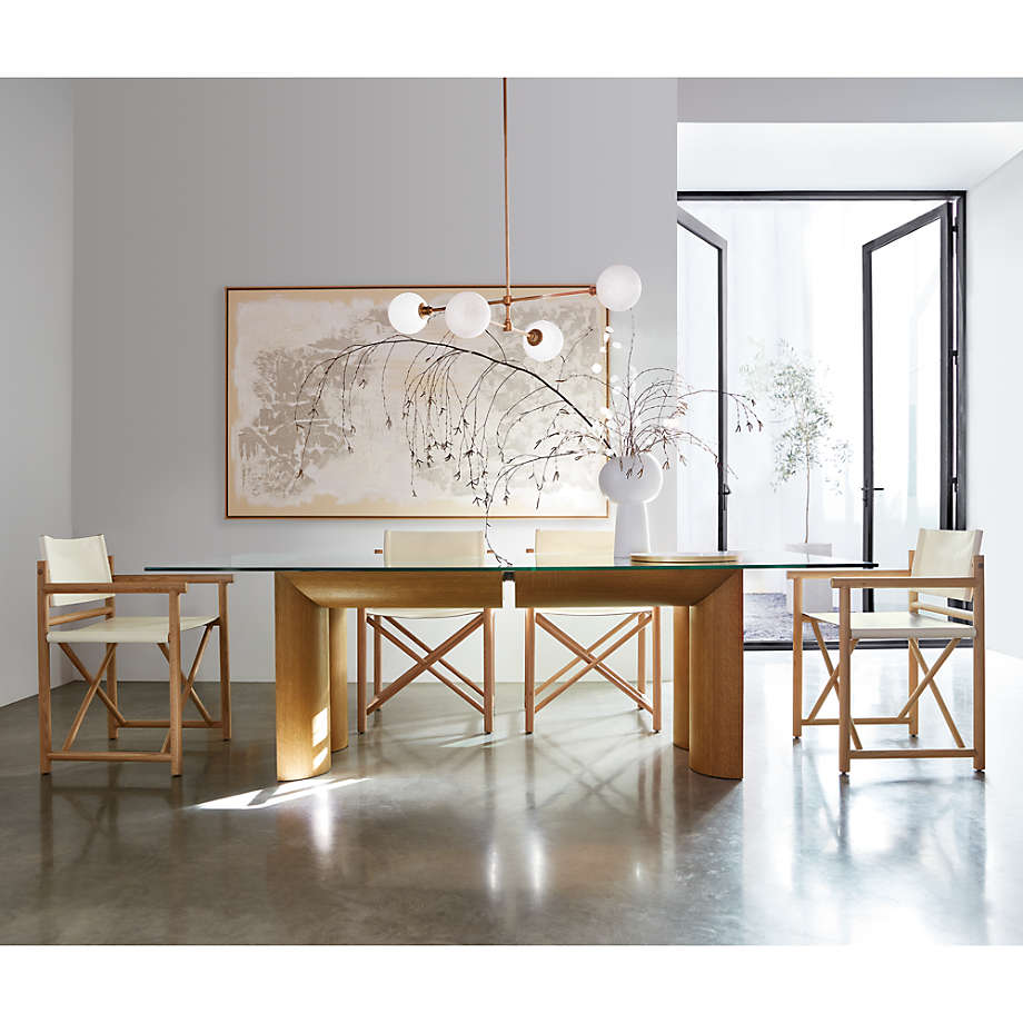 Bouldin Salt Blasted Glass Chandelier thumbnail 5