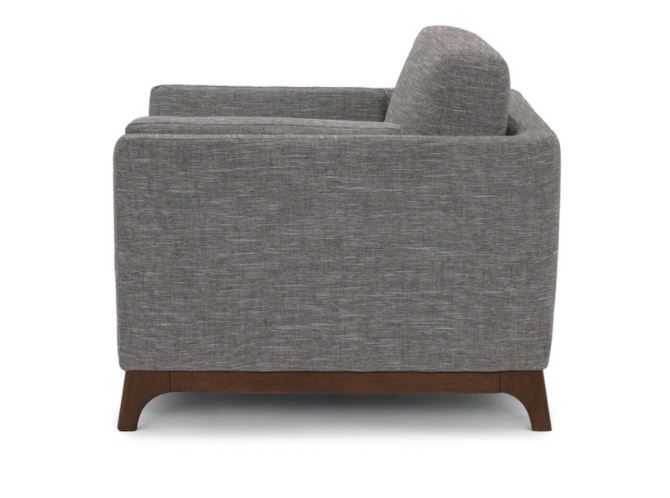Ceni Volcanic Gray Armchair thumbnail 4