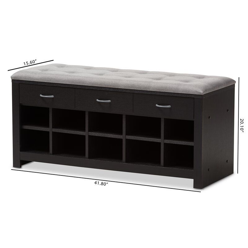 Sloane Upholstered Storage Bench thumbnail 4