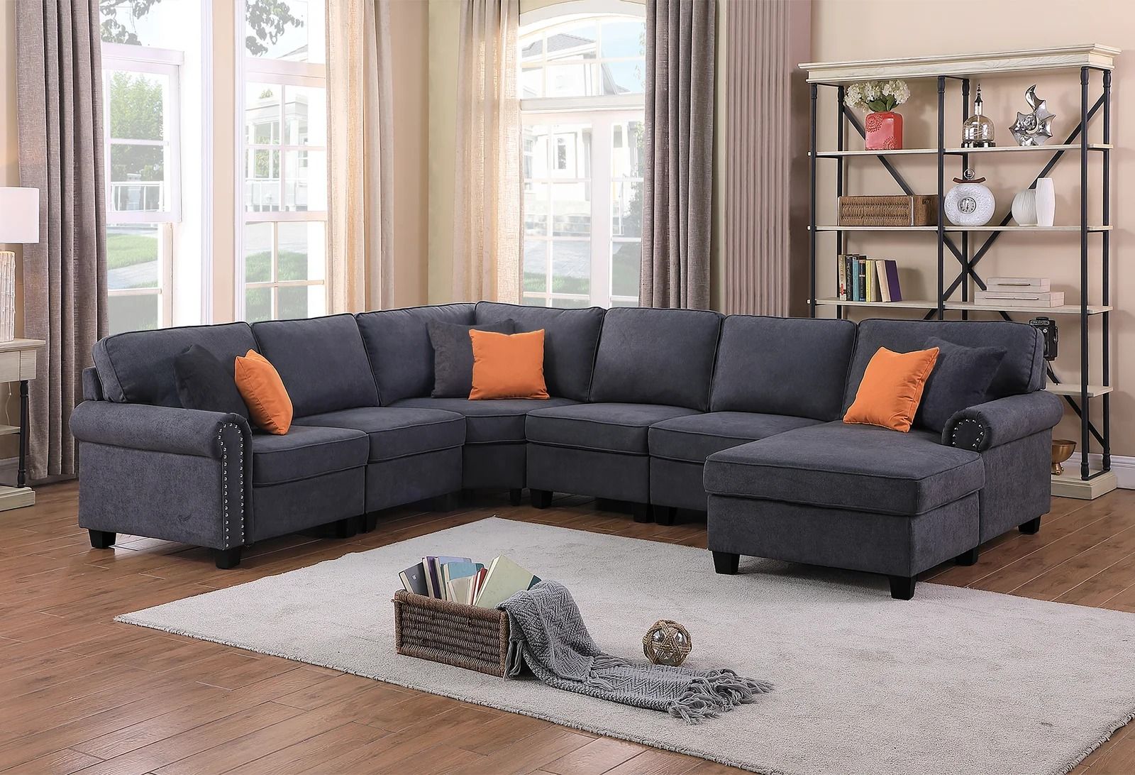 Principato 124 Wide Left Hand Facing Modular Corner Sectional thumbnail 2