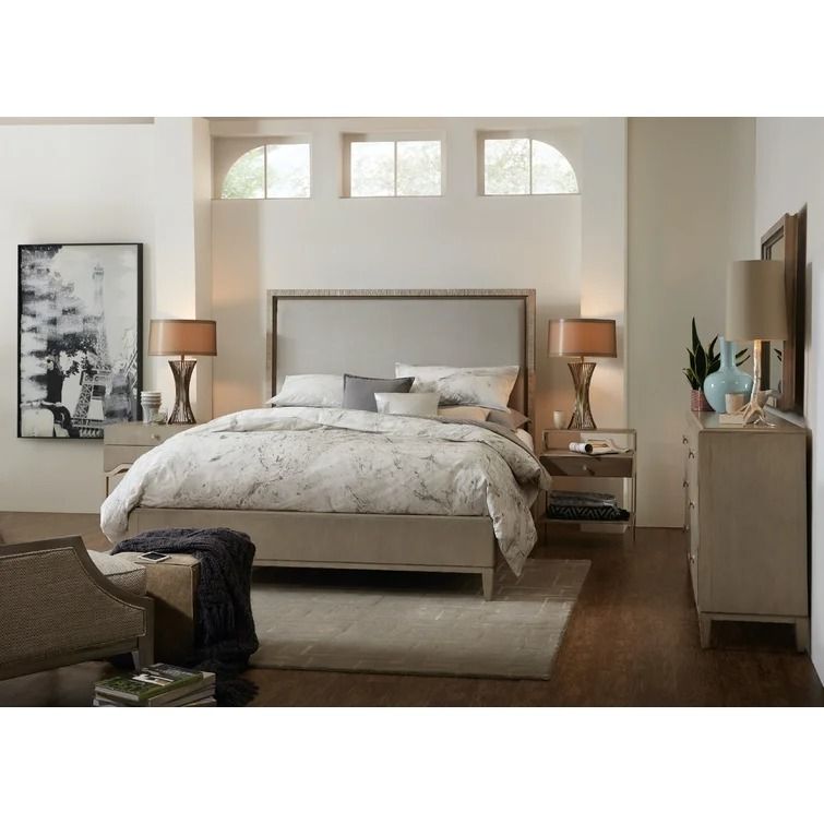 Elixir Upholstered Panel Headboard King thumbnail 2