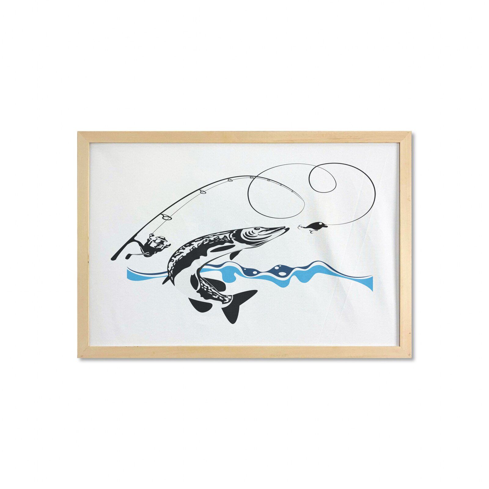 Printed Fabric Poster Picture Frame Print With Frame  thumbnail 2