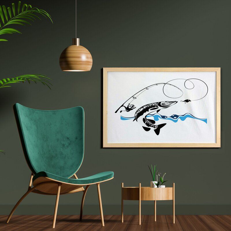 Printed Fabric Poster Picture Frame Print With Frame  thumbnail 4