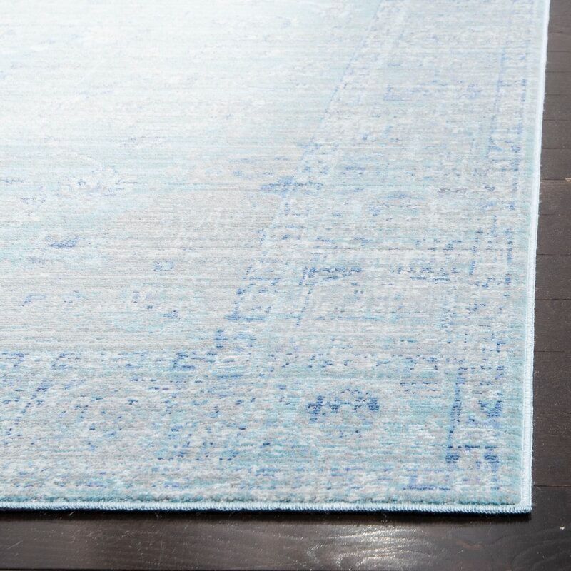 Chantae Teal Area Rug 8'x10' thumbnail 3