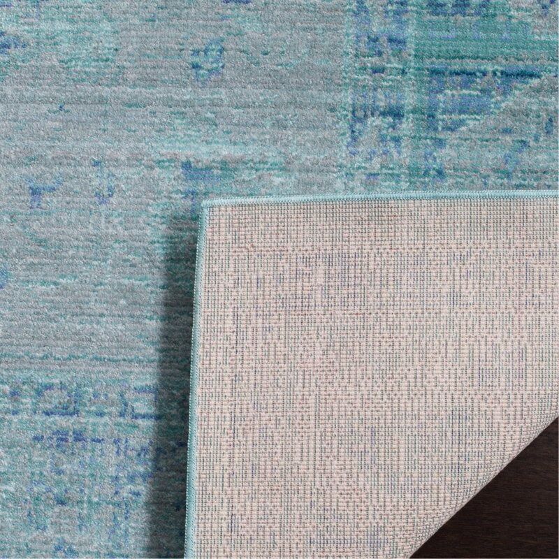 Chantae Teal Area Rug 8'x10' thumbnail 4