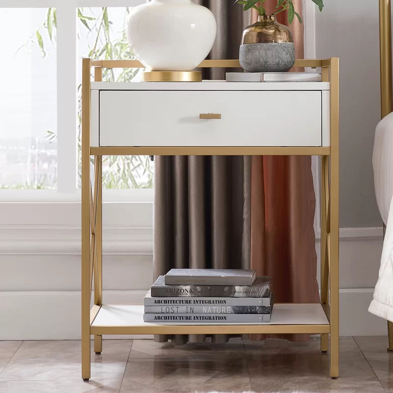 Emmeloord Drawer Nightstand thumbnail 2