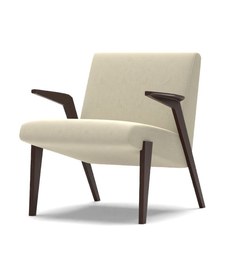 Gisele Mid Century Show Wood Chair thumbnail 2