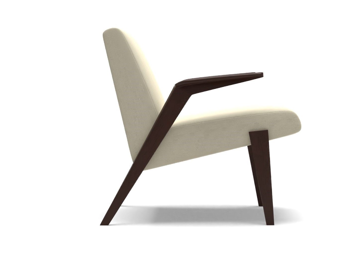 Gisele Mid Century Show Wood Chair thumbnail 3