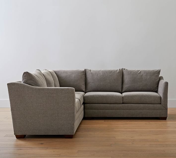 Celeste Upholstered 3 Piece L Shaped Corner Sectional thumbnail 2