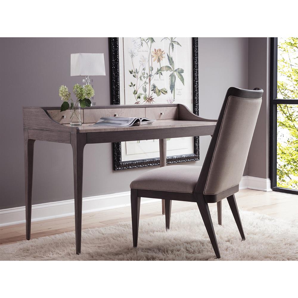 Artistica Hardwood Taupe Grey Oak Desk thumbnail 3