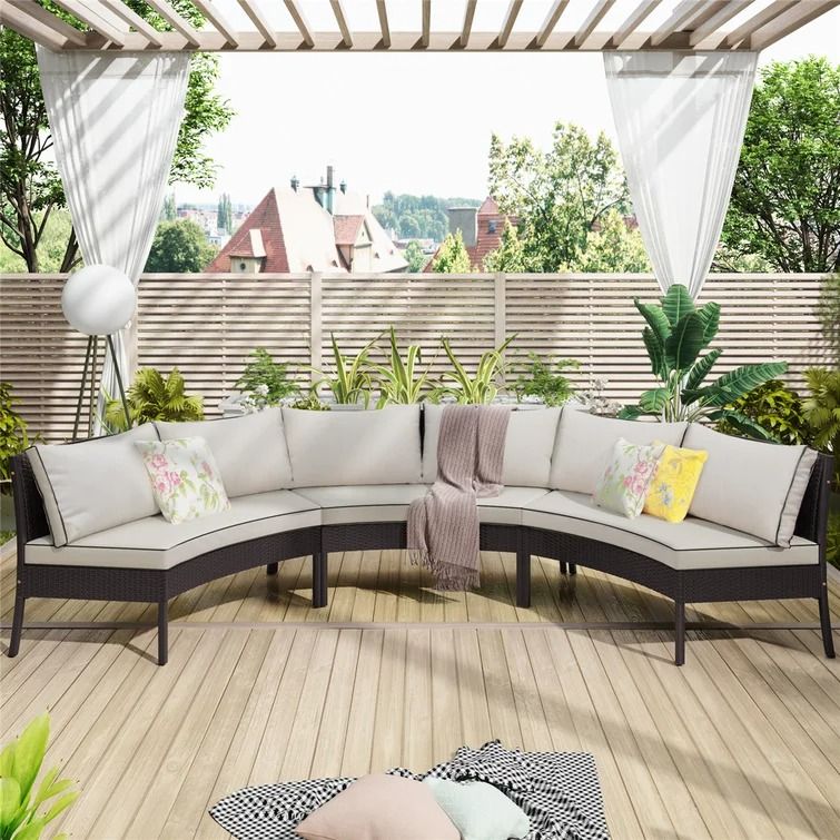 Stonge 6 Person Seating Group with Cushions thumbnail 2