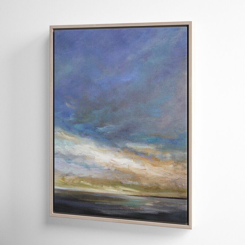 Coastal Clouds III By Finch Print On Canvas with frame thumbnail 2