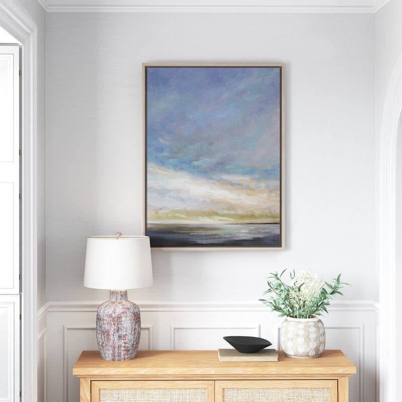 Coastal Clouds III By Finch Print On Canvas with frame thumbnail 3