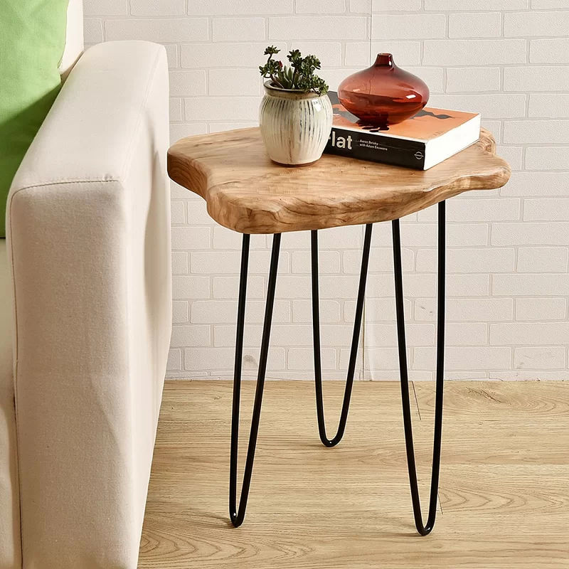 Centerview Solid Wood 3 Legs End Table thumbnail 2