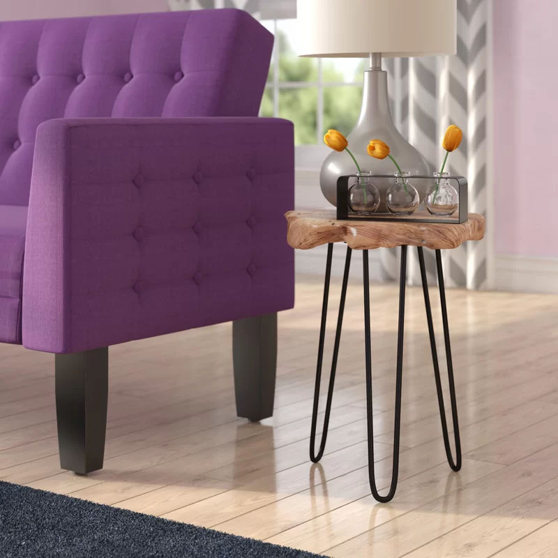 Centerview Solid Wood 3 Legs End Table thumbnail 5