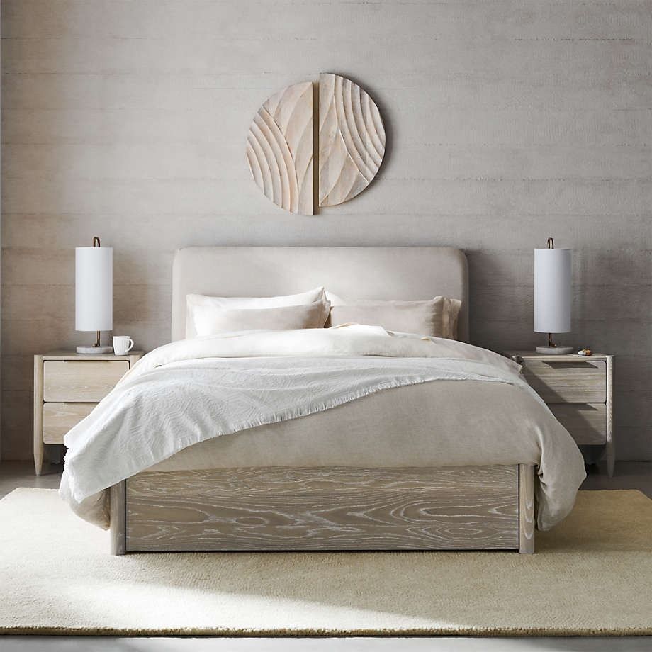 Casa White Storage Bed with Outlet - King thumbnail 2